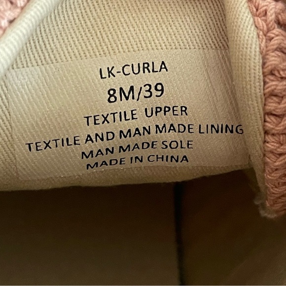 Lucky Brand Curla High Top Platform Crochet Sneakers Size 8 - Picture 10 of 16